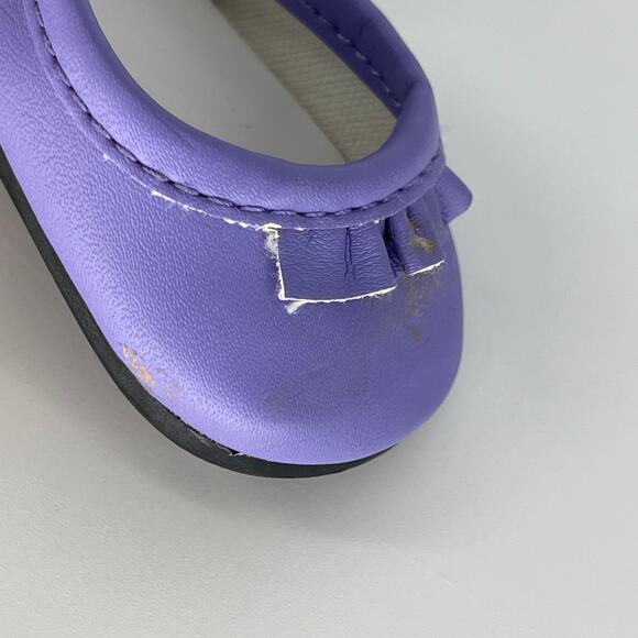 Authentic American Girl Doll Lilac / Purple Shoes / Flats for 18 inch Dolls GUC - Picture 10 of 14